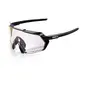 100% Korbin Sport Zonnebril Zwart met Purple Mirror Photochromic Lens