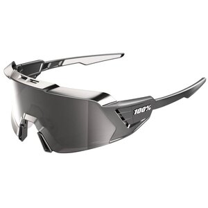 100% Korbin X Sport Zonnebril Zwart met HiPER Silver Mirror Lens