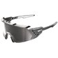100% Korbin X Sport Zonnebril Zwart met HiPER Silver Mirror Lens