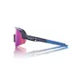 100% Slendale SL Sport Zonnebril Paars met Purple Mirror Lens