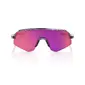 100% Slendale SL Sport Zonnebril Grijs met Purple Mirror Lens