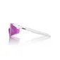 100% A2 Sport Zonnebril Mat Wit met HiPER Pink Lavender Lens