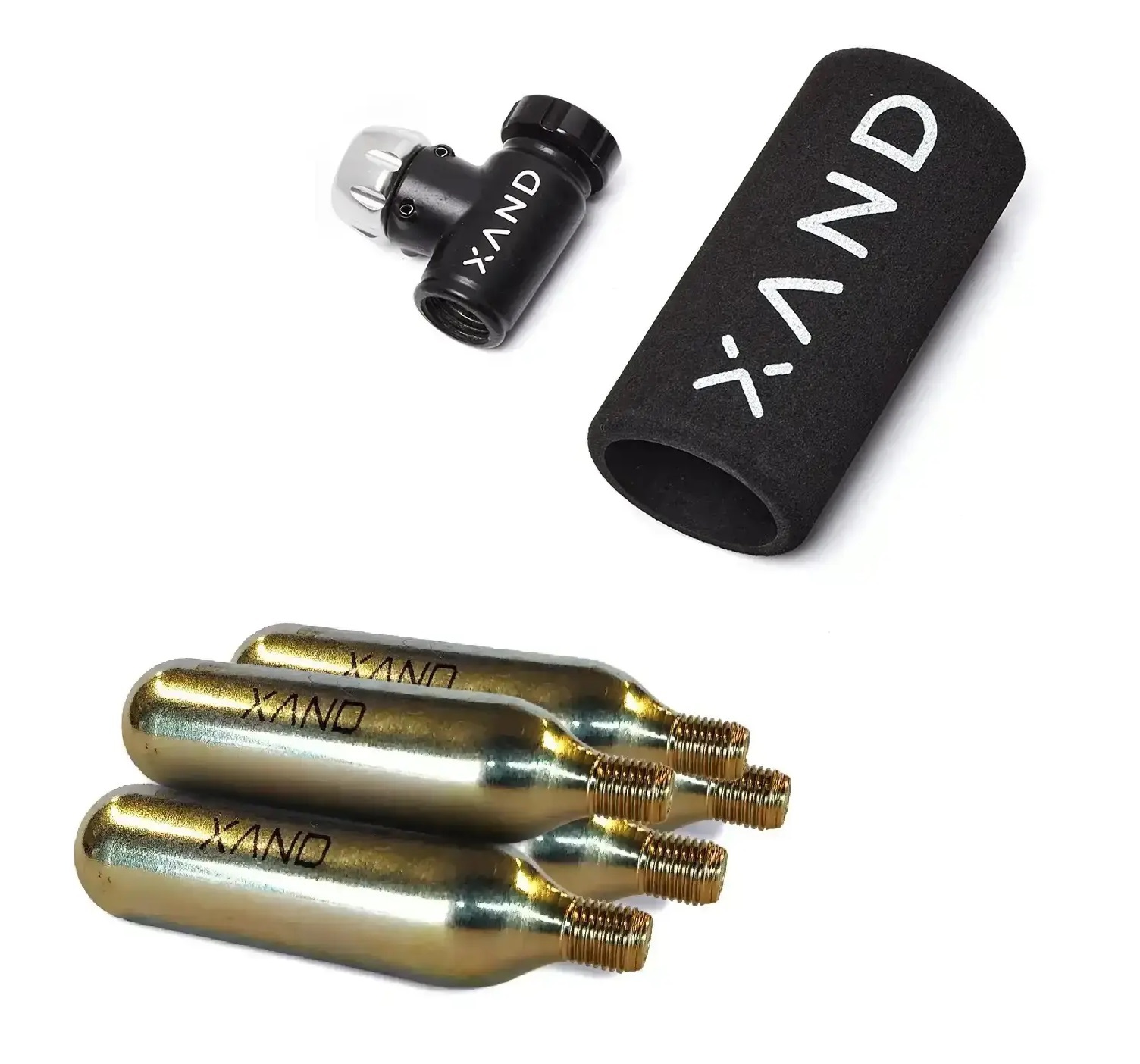XAND CO2 Minipomp + CO2 Patronen 16 gram 5-stuks
