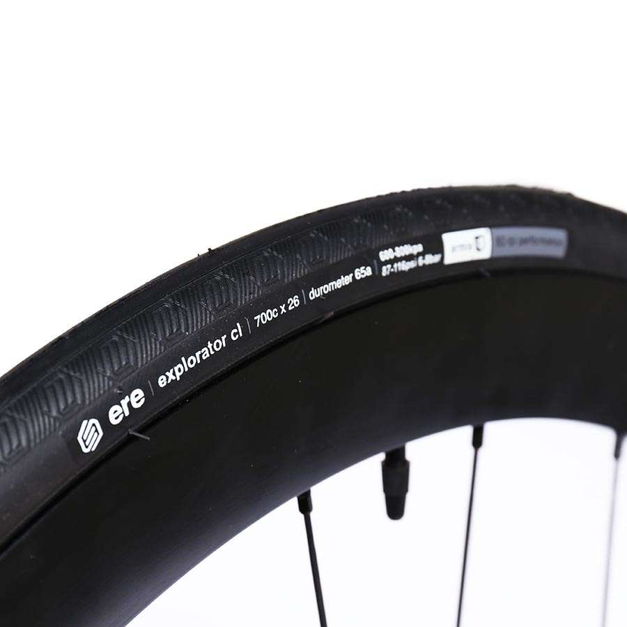 Ere Research Explorator Clincher 4 Season Racefiets Band Zwart 700x26C