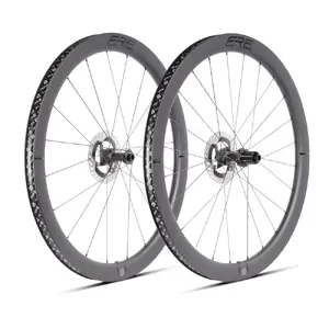 Ere Research Explorator CCR45 Carbon Disc Race/Gravel Wielset Zwart