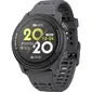 Coros Pace 3 GPS Sporthorloge Zwart met Siliconen Band