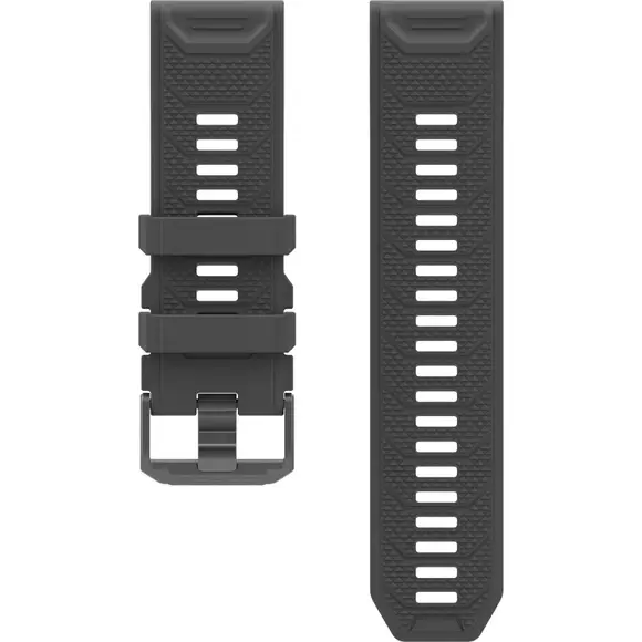 Coros Polsband voor Vertix 2 Siliconen Zwart