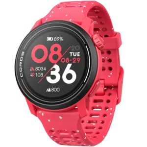 Coros Pace 3 GPS Sporthorloge Silicone Rood