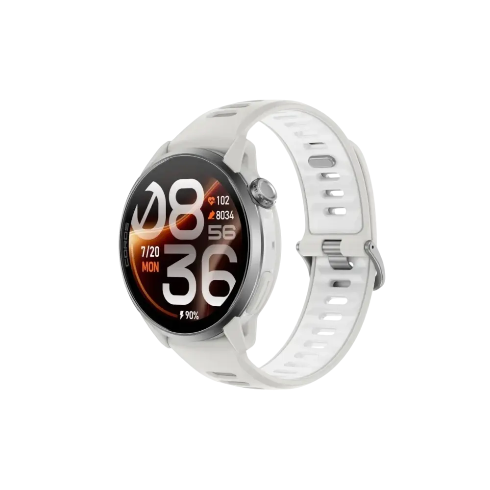 COROS Pace 4 Pro GPS Sporthorloge Wit met Siliconen Band