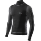 SIXS Windshell Turtleneck Thermoshirt Lange Mouwen Zwart Carbon