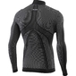 SIXS Windshell Turtleneck Thermoshirt Lange Mouwen Zwart Carbon