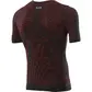 SIXS TS1 Round Neck Ondershirt Korte Mouwen Donkerrood