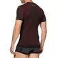 SIXS TS1 Round Neck Ondershirt Korte Mouwen Donkerrood