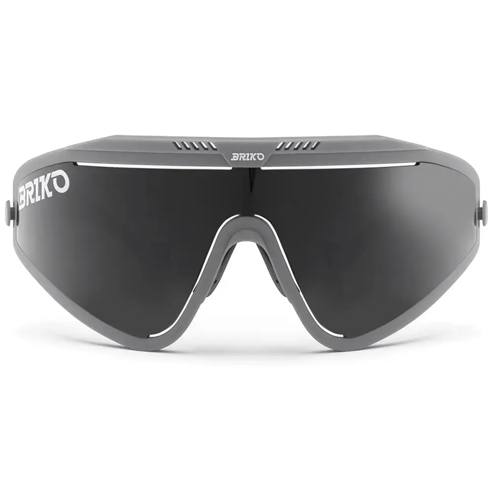 Briko Detector Sport Zonnebril Grijs met Zwarte lens