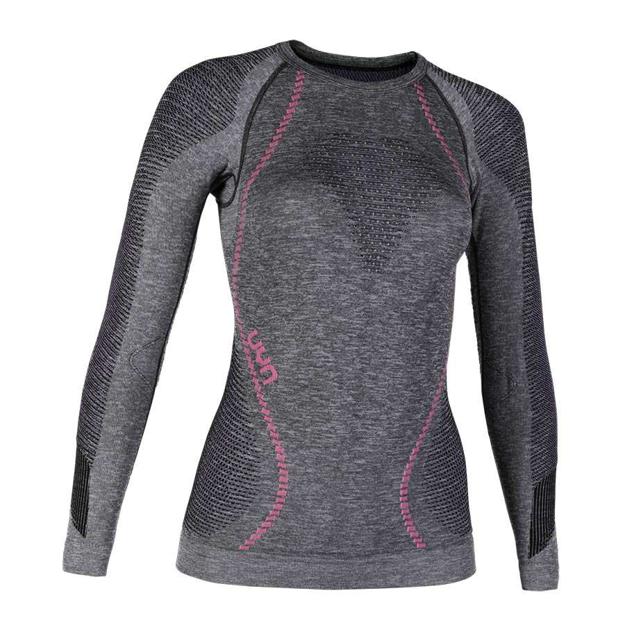 UYN Ambityon Uw Thermoshirt Lange Mouwen Grijs/Paars Dames