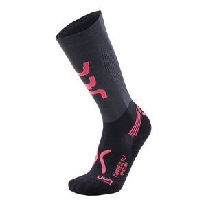 UYN Run Fly Compressiekousen Grijs/Roze Dames