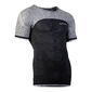 UYN Running Alpha Hardloopshirt Korte Mouwen Zwart/Wit/Grijs Heren
