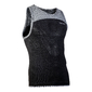 UYN Running Alpha Hardloopshirt Zonder Mouwen Zwart/Wit/Grijs Heren