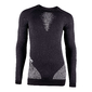 UYN Cashmere Shiny 2.0 Round Neck Thermoshirt Lange Mouwen Zilver Heren