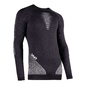 UYN Cashmere Shiny 2.0 Round Neck Thermoshirt Lange Mouwen Zilver Heren