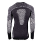 UYN Cashmere Shiny 2.0 Round Neck Thermoshirt Lange Mouwen Zilver Heren