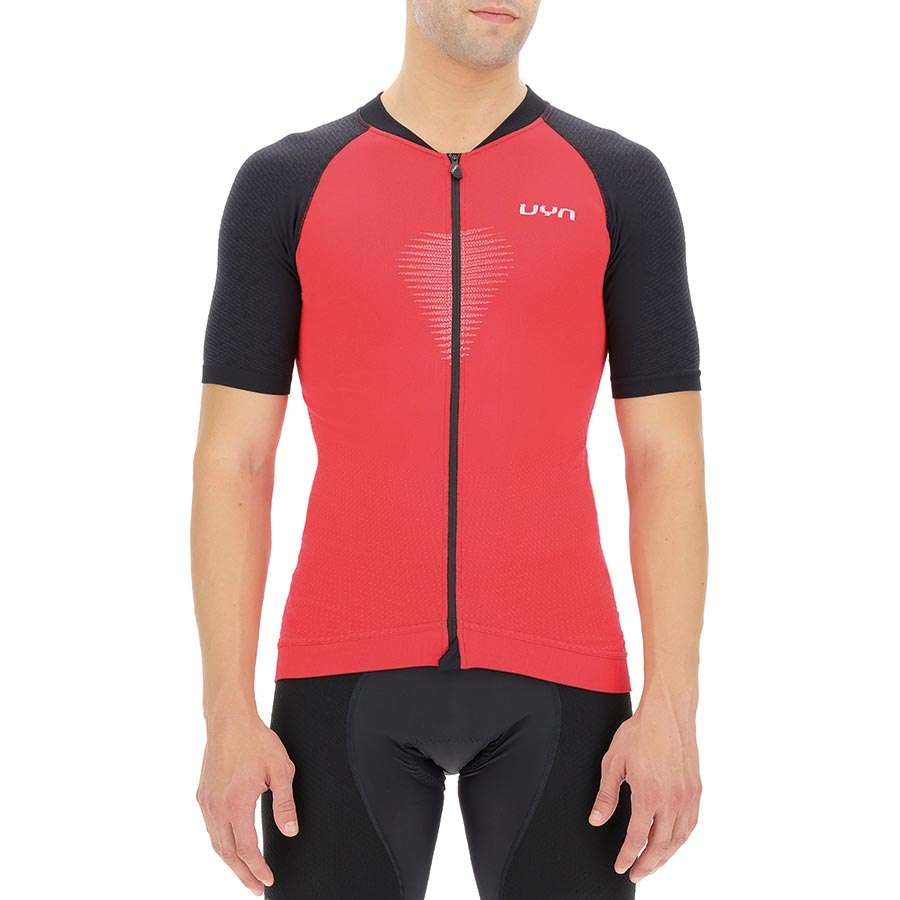 UYN Granfondo Fietsshirt Korte Mouwen Rood/Zwart Heren 
