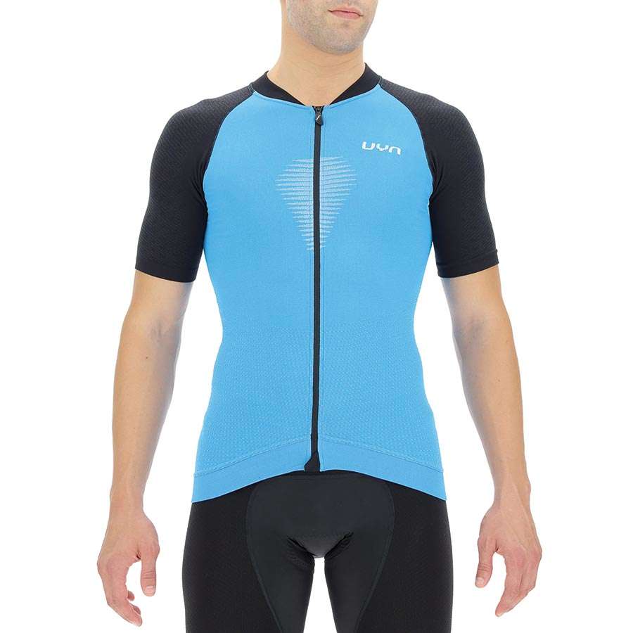 UYN Granfondo Fietsshirt Korte Mouwen Blauw/Grijs Heren 
