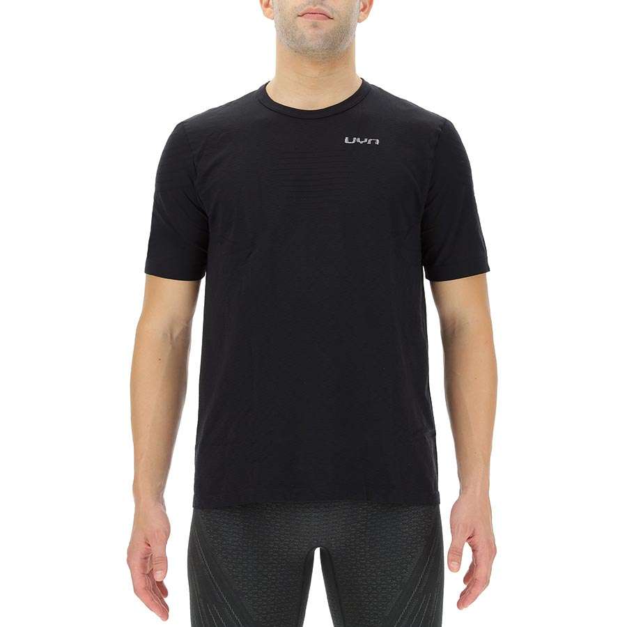 UYN Airstream Hardloopshirt Korte Mouwen Zwart Heren 