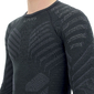 UYN Resilyon Thermoshirt Lange Mouwen Round Neck Zwart/Antraciet Heren