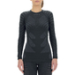 UYN Resilyon Thermoshirt Lange Mouwen Round Neck Zwart/Antraciet Dames