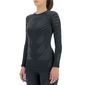 UYN Resilyon Thermoshirt Lange Mouwen Round Neck Zwart/Antraciet Dames