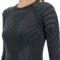 UYN Resilyon Thermoshirt Lange Mouwen Round Neck Zwart/Antraciet Dames