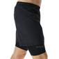 UYN Exceleration OW Performance 2in1 Hardloopbroek Kort Zwart Heren