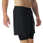 UYN Exceleration OW Performance 2in1 Hardloopbroek Kort Zwart Heren
