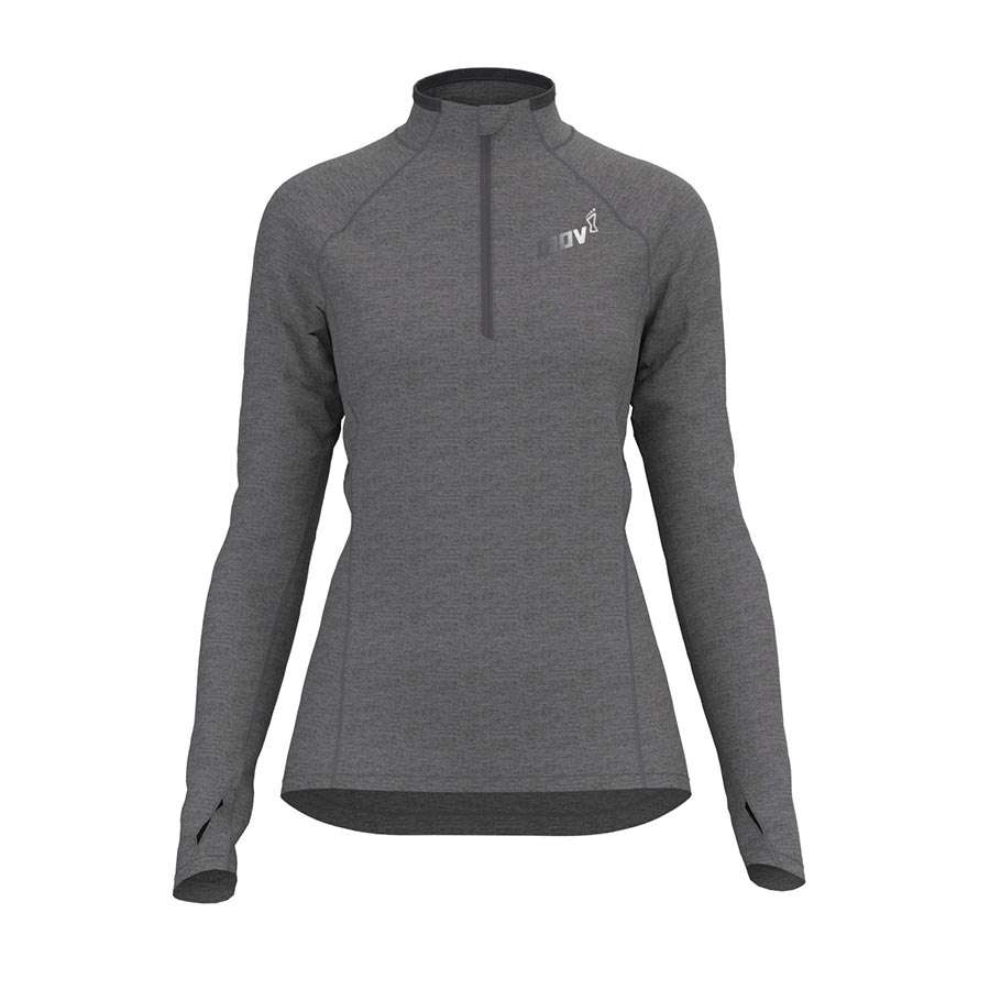 Inov-8 Mid LSZ Hardloopshirt Lange Mouwen Grijs Dames