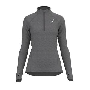 Inov-8 Mid LSZ Hardloopshirt Lange Mouwen Grijs Dames