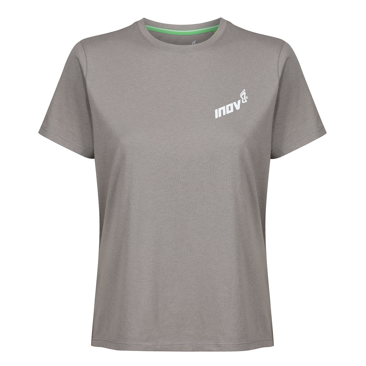 Inov-8 Graphic Tee Hardloopshirt Korte Mouwen Lichtgrijs Dames