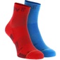 Inov-8 TrailFly Mid Hardloopsokken Blauw/Rood Heren 2 Paar
