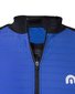 Megmeister Plain Fietsshirt Korte Mouwen Blauw Heren