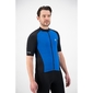 Megmeister Plain Fietsshirt Korte Mouwen Blauw Heren