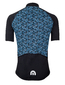 Megmeister Autumn Leaves Fietsshirt Korte Mouwen Blauw Dames