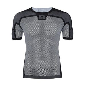 Megmeister Drynamo Ondershirt Korte Mouwen Zwart Heren