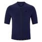 Megmeister Woven Plain Fietsshirt Korte Mouwen Blauw Heren