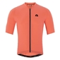 Megmeister Woven Plain Fietsshirt Korte Mouwen Koraalrood Heren