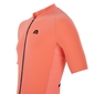 Megmeister Woven Plain Fietsshirt Korte Mouwen Koraalrood Heren