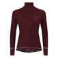 Megmeister Thermal Winter Fietsshirt Lange Mouwen Donkerrood Dames