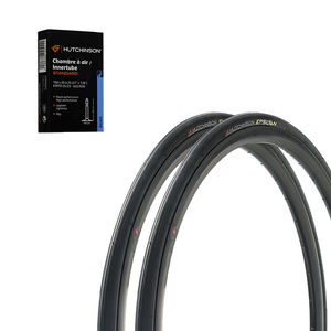 Hutchinson Epsilon Race Vouwband + binnenband 2 stuks Zwart