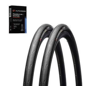 Hutchinson Fusion 5 11STORM PERF Race Vouwband + binnenband 2 stuks Zwart
