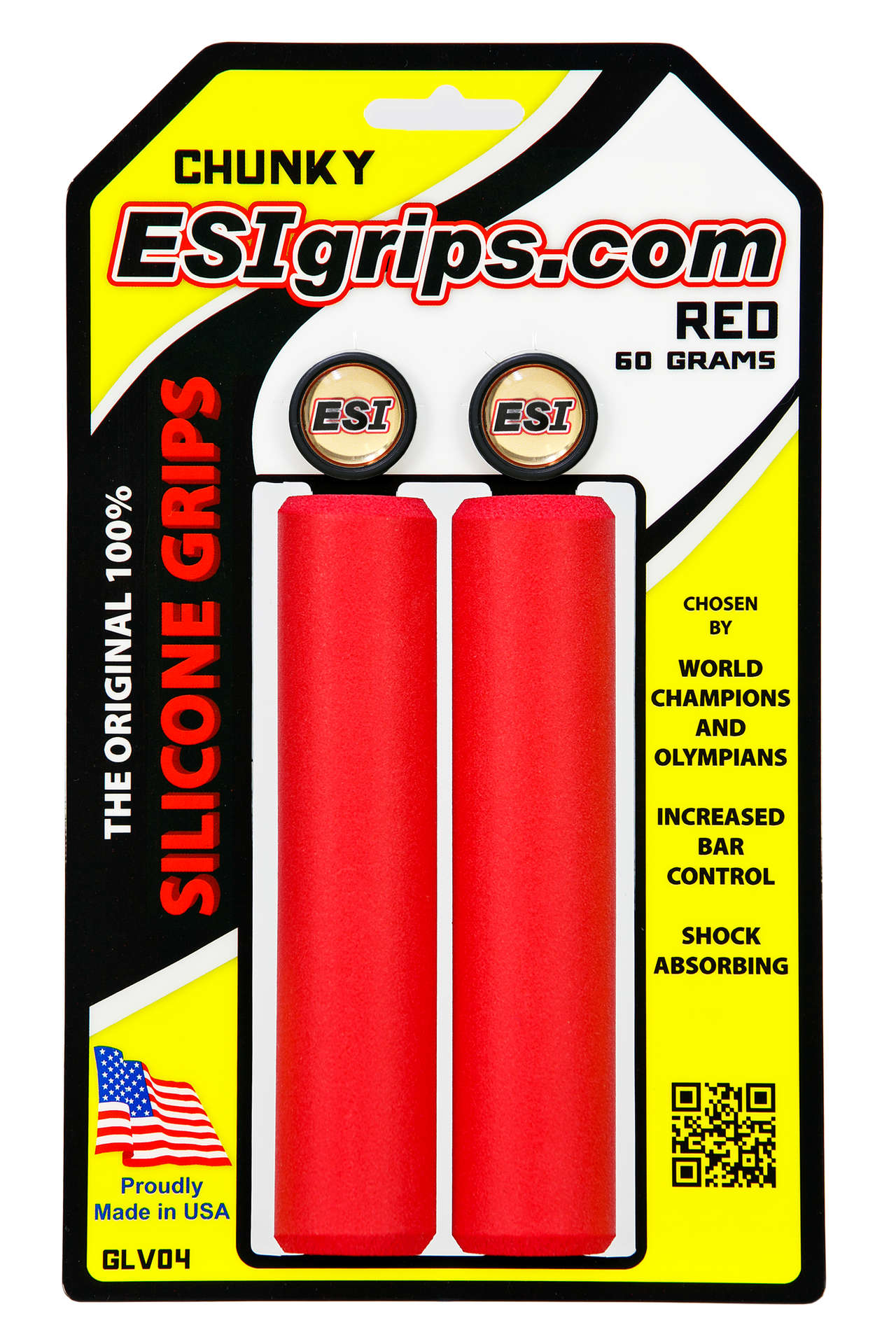 ESI Grips MTB Chunky 32mm Handvat Rood