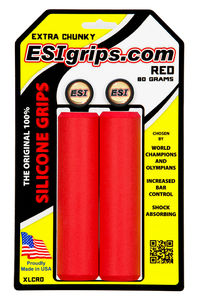 ESI Grips Extra Chunky 34mm Handvat Rood